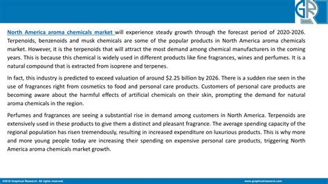 PPT North America Aroma Chemicals Market PowerPoint Presentation