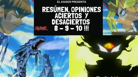 Yu Gi Oh DM 8 9 10 RESUMEN ACIERTOS Y DESACIERTOS GHOST