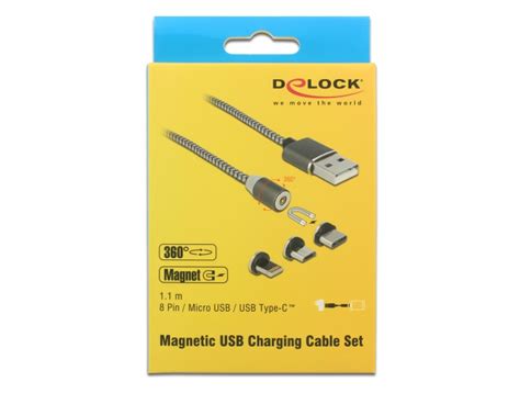 Tragant Produkte Delock Magnetisches Usb Ladekabelset F R Pin