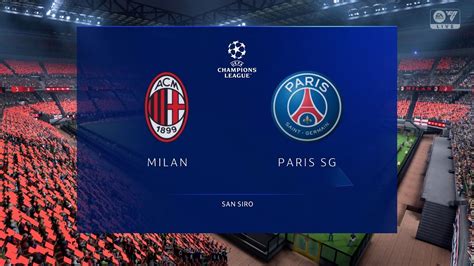 Ac Milan Vs Paris Saint Germain Uefa Champions Leagues