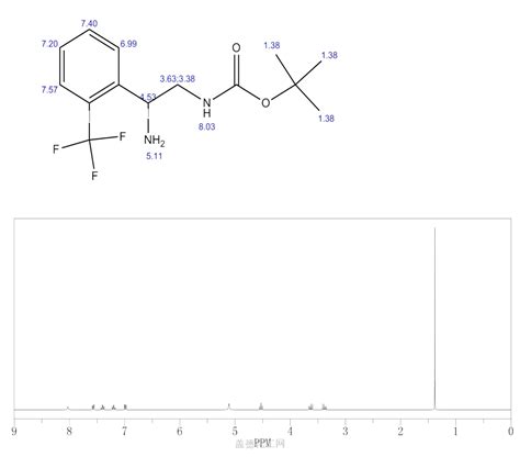 Amino Trifluoromethyl Phenyl Ethyl Carbamic Acid Tert Butyl