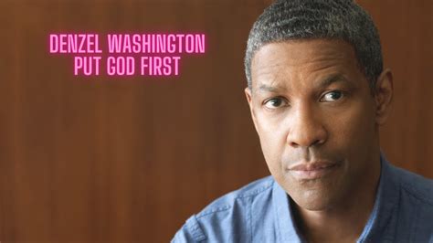 PUT GOD FIRST Denzel Washington Epic Christian Inspirational