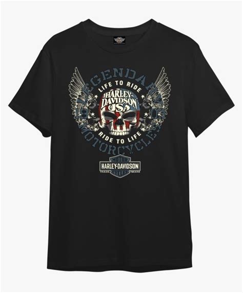 Kaos Baju Motor Biker Harley Davidson American Skull Lazada Indonesia