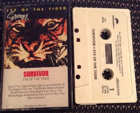 Survivor Eye Of The Tiger 1982 Cassette Discogs