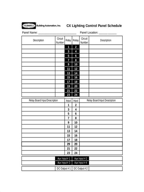 Electrical Panel Label Spreadsheet - Circuit Breaker Panel Label ...