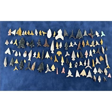 Collection of Indian Arrowheads