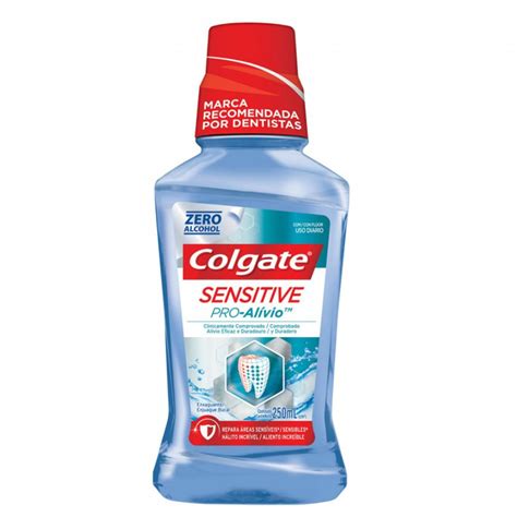 Enxaguante Bucal Colgate Sensitive Pró alívio Zero Álcool 250mL