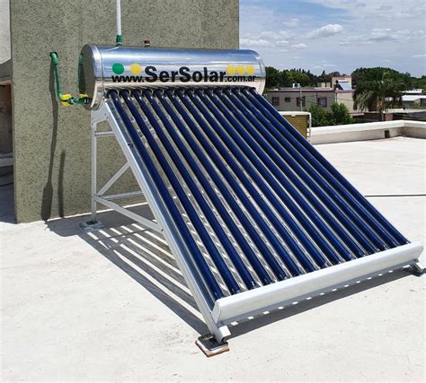 Termotanque Solar Lts Estructura De Acero Sersolar