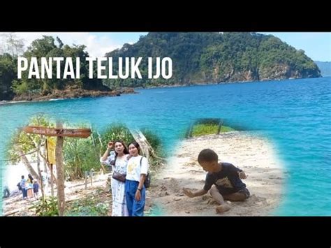 Wisata Pantai Teluk Ijo Adek Arsya Kuat Jalan Kaki Sampai Pantai