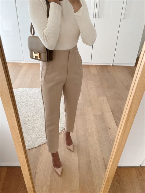 Zara High Waist Trousers Steffy S Style