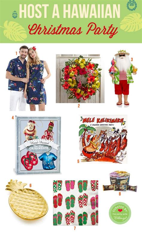 Host A Hawaiian Christmas Party With Whimsical Ideas Christmas Party