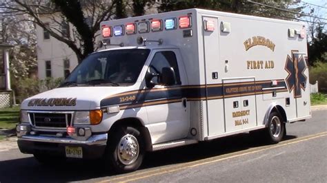 Long Branch Elberon First Aid Squad Ambulance Responding