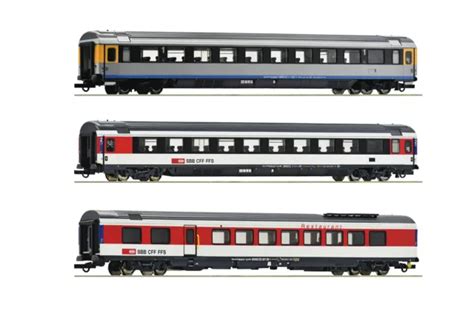 Roco H Tlg Set Eurocity Wagen Ec Sbb Ep Vi Merce