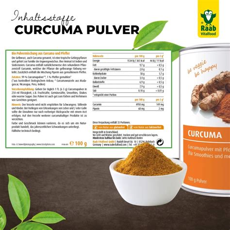 Bio Curcuma Pulver Raab Vitalfood