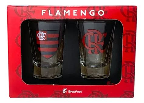 Conjunto Copos De Dose Flamengo Ml Parcelamento Sem Juros