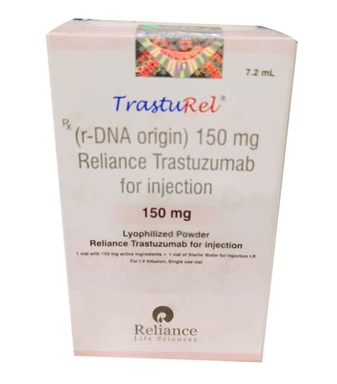 TrastuRel 150mg Trastuzumab Injection Reliance Life Sciences 7 2ml At