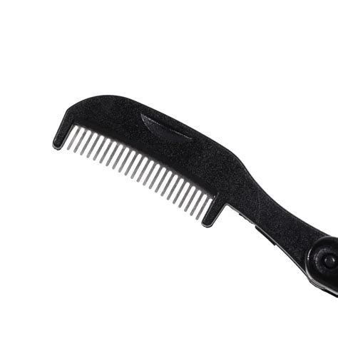 2 In 1 Foldable Metal Comb And Nylon Dubbing Brush Teasing Out Hackle