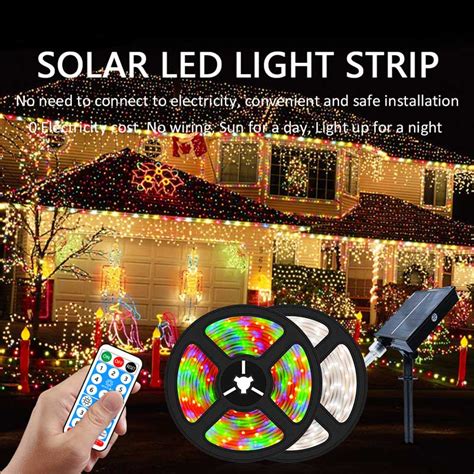 Solar Led Light Strip Outdoor Waterproof Obitol Atelier Yuwa Ciao Jp