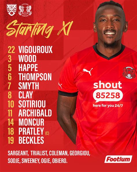 Leyton Orient On Twitter Here S Your Leyton Orient XI For This