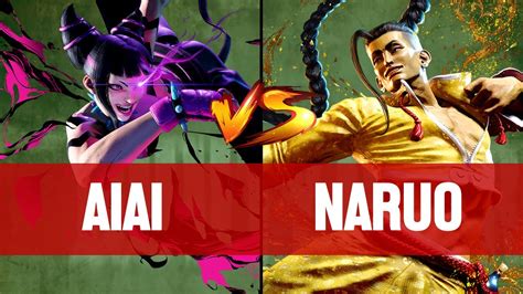 Sf Aiai Juri Vs Naruo Jamie Street Fighter High Level Gameplay