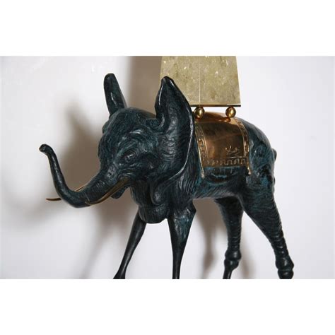 Salvador Dali Space Elephant Bronze Sculpture