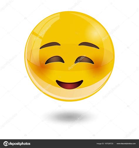 Yellow Smiley Emoticons Emoji Vector Illustration Stock Vector Image