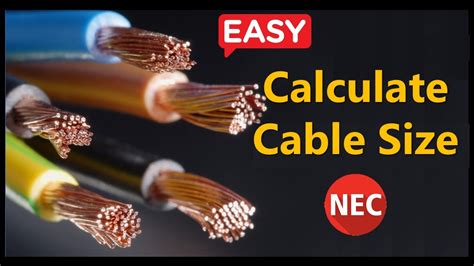 How To Calculate Cable Size Cable Size Calculation Step By Step