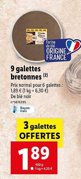 Promo Galettes Bretonnes Chez Lidl Icatalogue Fr