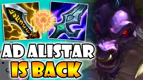 WHAT HAPPENED IF YOU TRY AD ALISTAR BUILD RUNES WILD RIFT ALISTAR