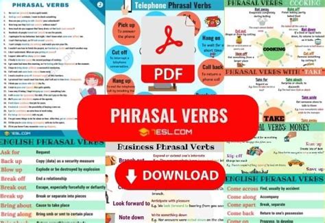 Useful Business Phrasal Verbs With Examples Esl Learn Business