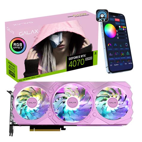 Galax Geforce Rtx™ 4070 Super Ex Gamer Pink 1 Click Oc