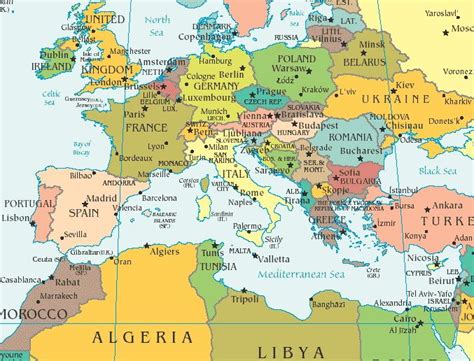 Map Of Europe And Morocco – The World Map