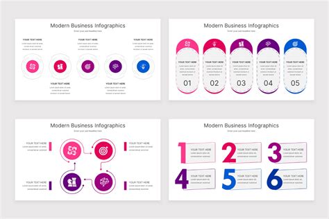 Modern Business Infographics Powerpoint Template | Nulivo Market