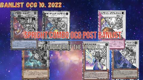 OCG Spright Combo OCG Post Banlist Oct 2022 YouTube