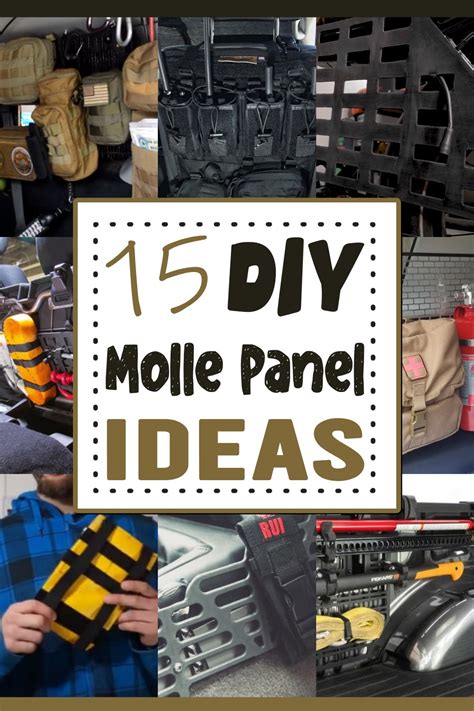 15 Diy Molle Panel Ideas For Campers Diyncrafty