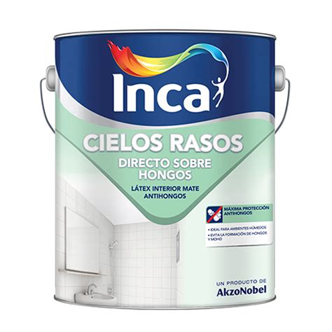 CIELOS RASOS DIRECTO SOBRE HONGOS BLANCO 4L INCA Kroser