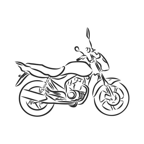 motorcycle vector sketch 11094917 Vector Art at Vecteezy