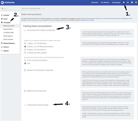 Matomo Dsgvo Konform Nutzen Anleitung Zur Nutzung