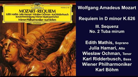 Wolfgang Amadeus Mozart Requiem In D Minor K Iii Sequenz No