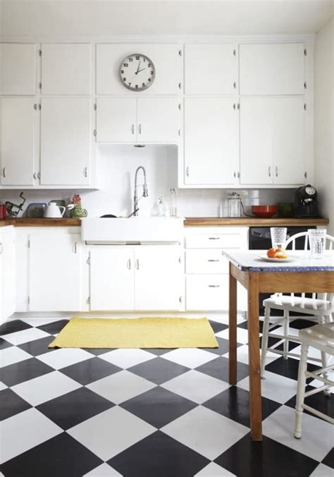 Kitchen Floor Black And White Tiles – Flooring Ideas