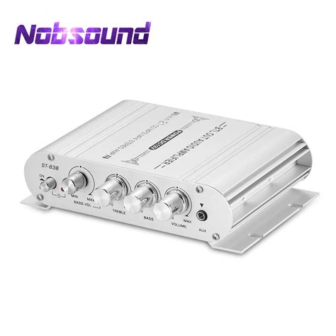 St Mini Hifi Channel Power Amplifier Subwoofer Home Desktop