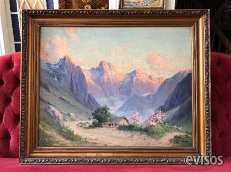 Cuadro Leo Antiguo Pintor Benito Ramos Catal N Pinturas De Paisajes