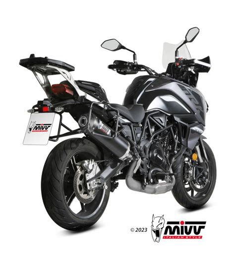 Mivv Benelli Trk 702 X Terminale Di Scarico Per Moto Marmitta Oval