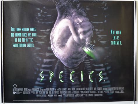 SPECIES (1995) Original Quad Film Poster - Natasha Henstridge, Ben ...