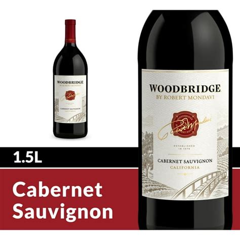 Woodbridge by Robert Mondavi Cabernet Sauvignon Red Wine, 1.5 L Bottle ...