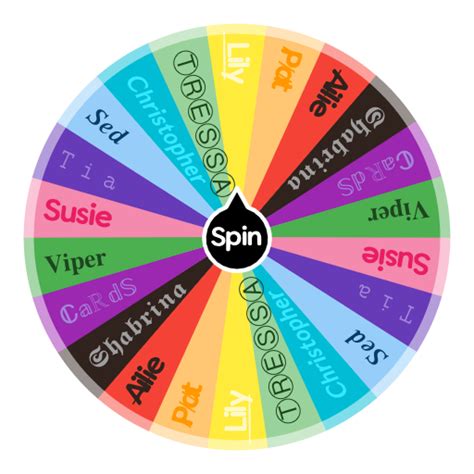 Ailie Team Character Wheel Two OCs Spin The Wheel App