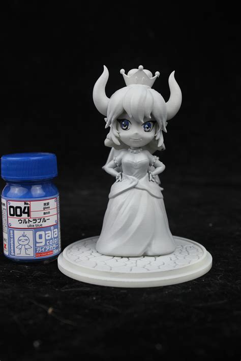 Loong Nick Bowsette 3d Figure Ready