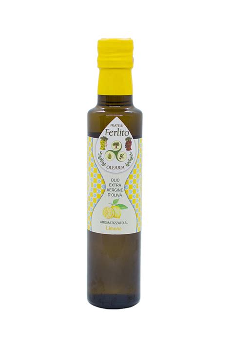 Olio Aromatizzato Al Limone Ml Olearia Fratelli Ferlito