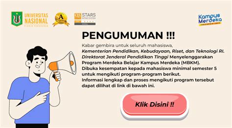 Program Merdeka Belajar Kampus Merdeka Universitas Nasional