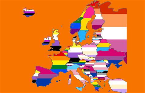 I have divided Europe to be GAY. Look at the map and tell me if you ...